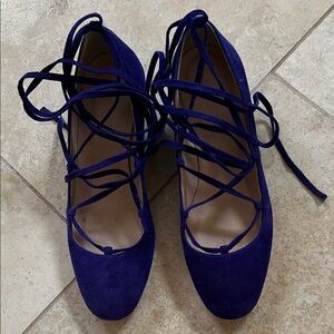 Jcrew lace up heels